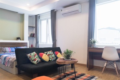 Charming Studio apartment for rent alley 545 Xuan Dinh street, Tay Ho district