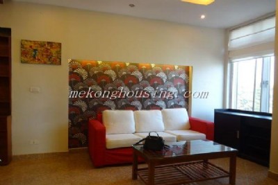 Fully furniture serviced apartment for lease in Au Co street, Tay Ho district, Hanoi.