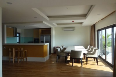 Newly opening building, luxury penthouse apartment for rent in Au Co street, Tay Ho district, Hanoi