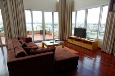 Penthouse apartment with large terrace and lake view in Tay Ho
