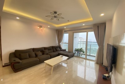 Apartment for rent in L2 building in Ciputra area with 3 bedrooms, 2 bathrooms, nice view, good price.