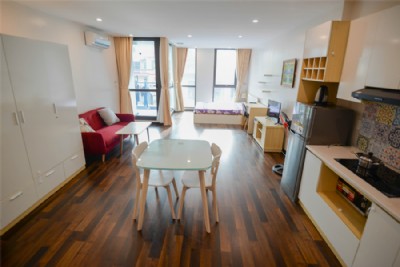Beautiful studio aparment for rent on Vong Thi street, Tay Ho