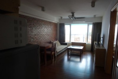 Cheap serviced apartment with one bedroom for rent in To Ngoc Van street, Tay Ho district, Hanoi