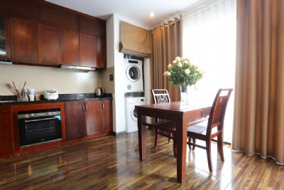 Nice serviced apartment for rent in Cau Giay district with a bedroom
