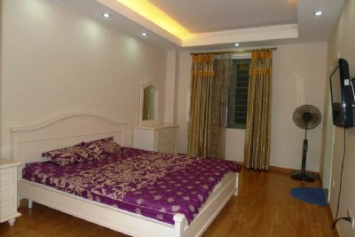 One bedroom serviced apartment for rent in Van Cao street, Ba Dinh district, Hanoi